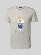 T-shirt met labelprint
