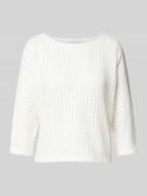 Gebreide pullover met 3/4-mouwen, model 'Sowi'