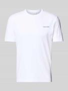 T-shirt met labelprint