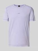 T-shirt met labelprint, model 'Tokks'