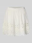Minirok met broderie anglaise, model 'Quella'