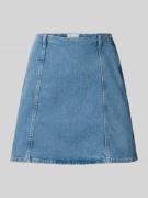 Jeansrok met deelnaden, model 'Elida Ada'