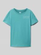 T-shirt met labelprint