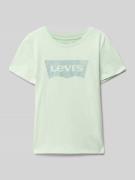 T-shirt met labelprint
