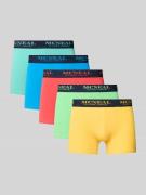 Boxershort met elastische band in een set van 5 stuks