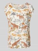 T-shirt met ronde hals