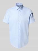 Regular fit zakelijk overhemd met knoopsluiting