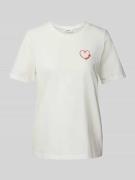 Regular fit T-shirt van puur katoen