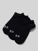Sneakersokken met labeldetail in een set van 3 paar