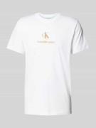 T-shirt met labelprint