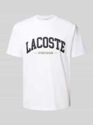 T-shirt met labelprint