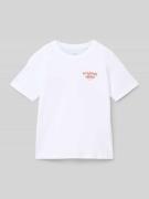 T-shirt met statementprint, model 'RACAPULCO'