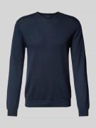 Gebreide pullover van lanawol, model 'Margrate Merino'