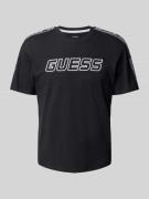 T-shirt met labeldetail