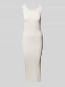 Midi-jurk van viscosemix, model 'JIULIA'