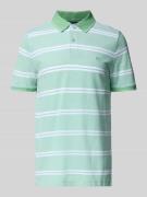 Regular fit poloshirt met labelstitching