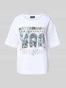T-shirt met motiefprint