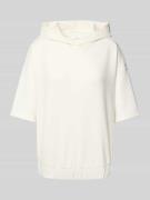 Sweatshirt met capuchon en 1/2-mouwen, model 'Gerta'