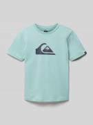 T-shirt met labelprint