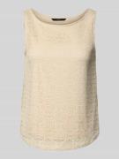 Comfort fit tanktop met kant, model 'MAYA'