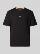 T-shirt met labelprint
