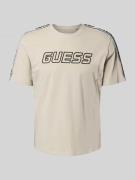 T-shirt met labeldetail