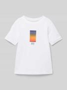 T-shirt met labelprint, model 'CALMA'