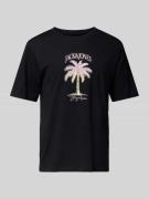 T-shirt met motiefprint, model 'ALMERA'