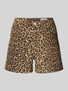 Regular fit korte jeans van katoenmix, model 'TESS'