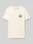 T-shirt met ronde hals, model 'ROTOR DIAMOND'