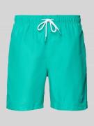 Regular fit zwembroek met labelpatch, model 'Mike'