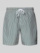 Regular fit zwembroek met labelpatch, model 'Mike'