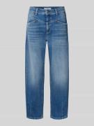 Balloon fit jeans met siernaad, model 'ELIN'