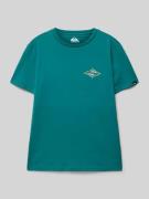 T-shirt met labelprint