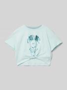 Comfort fit T-shirt van puur katoen