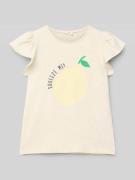 T-shirt met motief- en statementprint, model 'FOLLYGLITTER'