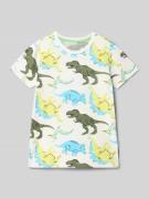 T-shirt met motiefprint