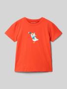T-shirt met motiefprint