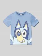 Regular fit T-shirt van puur katoen met Bluey®-print