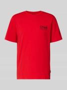 T-shirt met logoprint en ronde hals