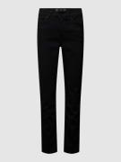 Jeans met 5-pocketmodel en denimlook
