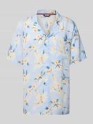 Regular fit bowlingoverhemd van een mix van modal en viscose