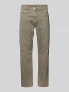 Straight fit jeans met steekzakken, model 'Mosa'