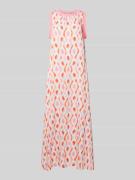 Midi-jurk met brede bandjes