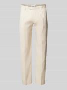 Stoffen broek met Franse steekzakken