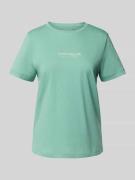 Regular fit T-shirt van puur katoen
