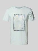 Regular fit T-shirt van puur katoen