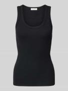 Slim fit tanktop van katoenmix