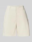 Slim fit korte broek van twill