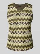 Tricottop met ajourpatroon